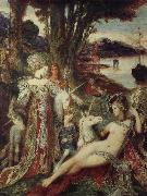 Gustave Moreau The unicorn Spain oil painting artist